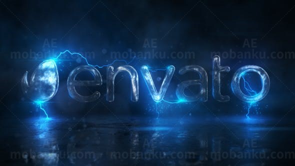 能量标志展示AE模板