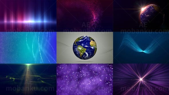 400+栏目包装视频背景AE模板