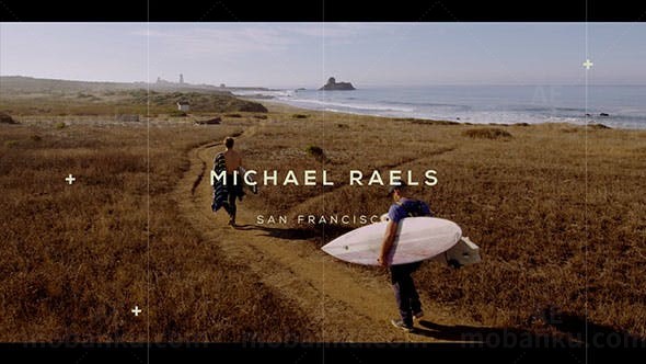 动感切分图文排版AE模板