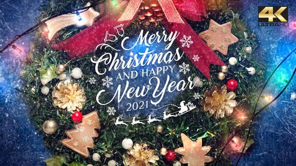 圣诞片头AE模板