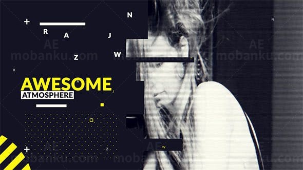 时尚图文视频片头AE模板