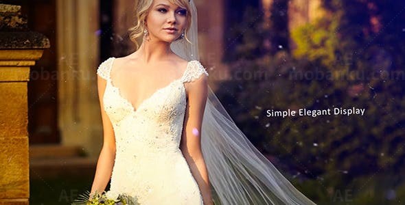 结婚照片展示AE模板