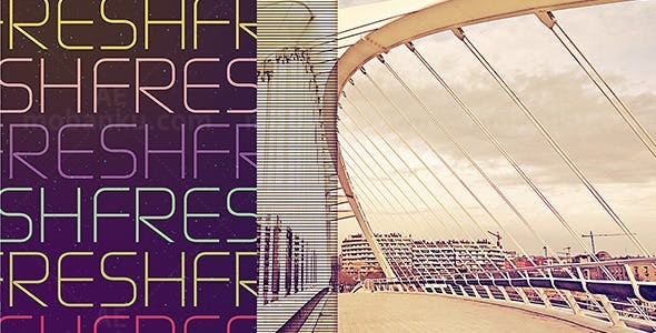 动感视频切换展示AE模板