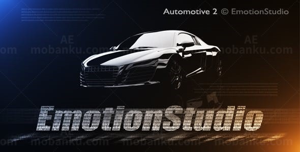 三维光泽汽车展示宣传促销AE模板