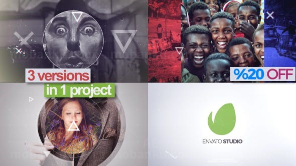 动感片头AE模板