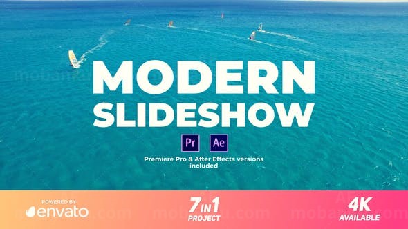 动感图文幻灯片AE模板