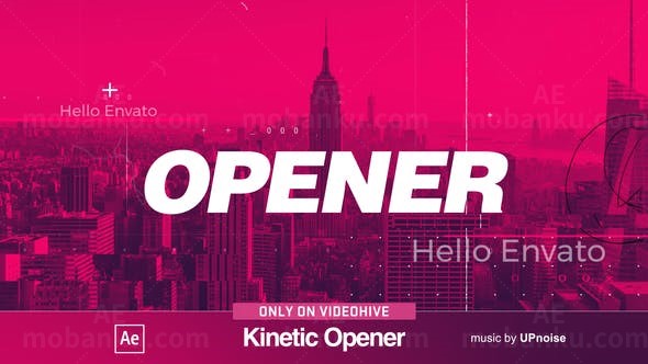 动感片头AE模板