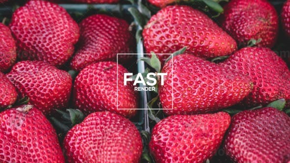 简洁幻灯片AE模板