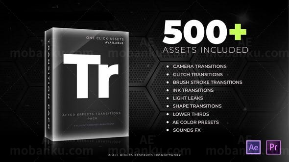 150组转场效果包AE模板