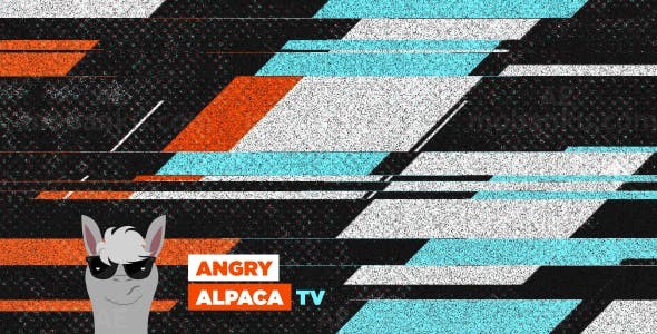 动感标志片头AE模板