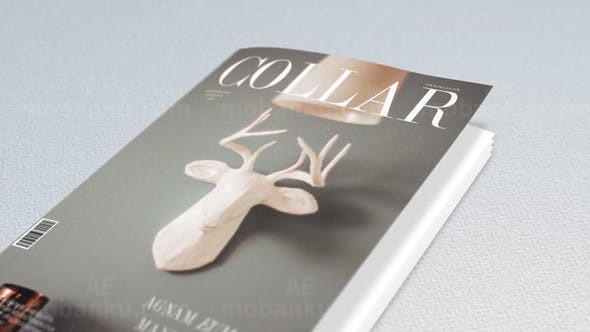 书籍杂志宣传片AE模板