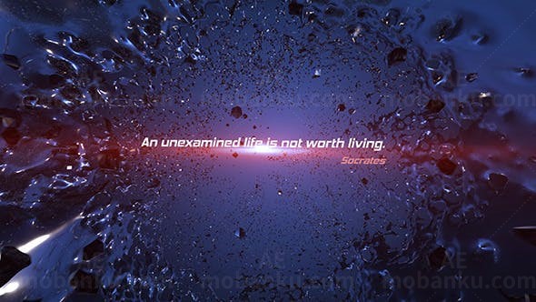 黑暗影视标题预告片AE模板