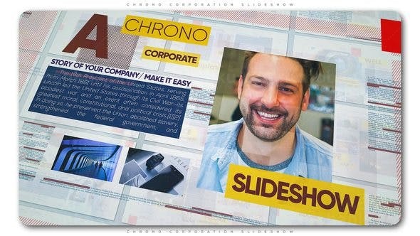 企业图文排版幻灯片AE模板