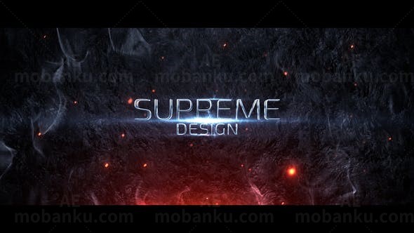 大气文字片头宣传片开场AE模板