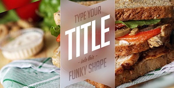 户外节目包装文字标题动画AE模板