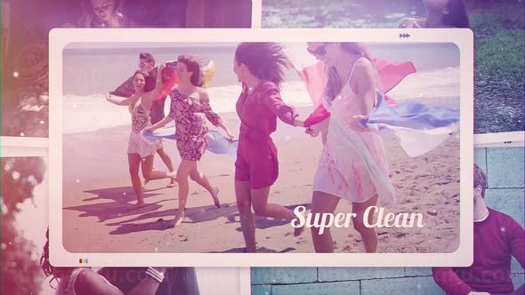 旅游相册回忆照片视频展示AE模板