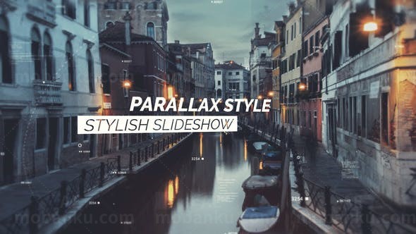 视差图片幻灯片展示开场AE模板