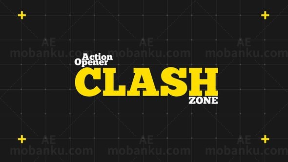 创意文字排版视频包装片头AE模板