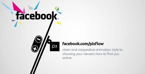 网络社交展示动画AE模板