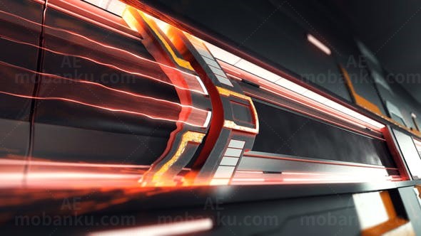 三维体育栏目包装片头AE模板