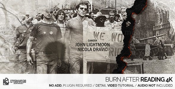 阅后即焚转场效果片头AE模板