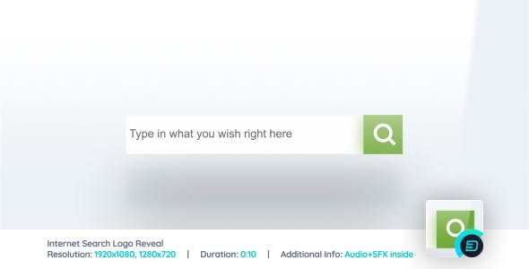 网络搜索Logo动画片头AE模板