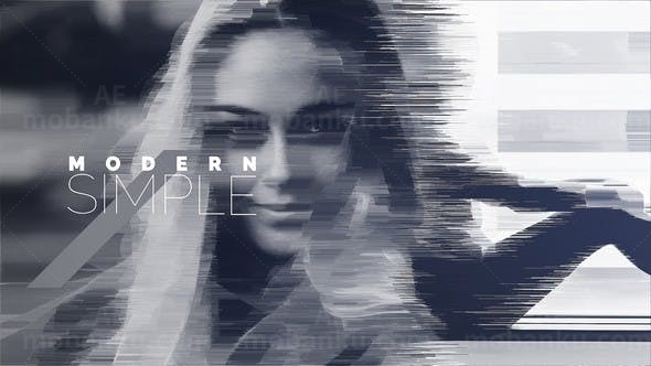 故障效果片头AE模板