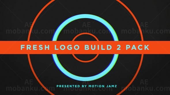 图形变化Logo动画AE模板