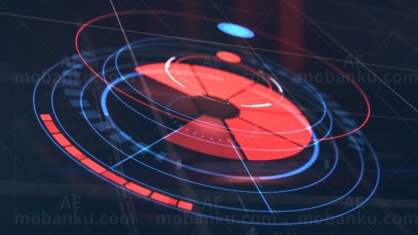 HUD标志动画AE模板