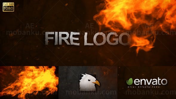 火焰Logo动画AE模板