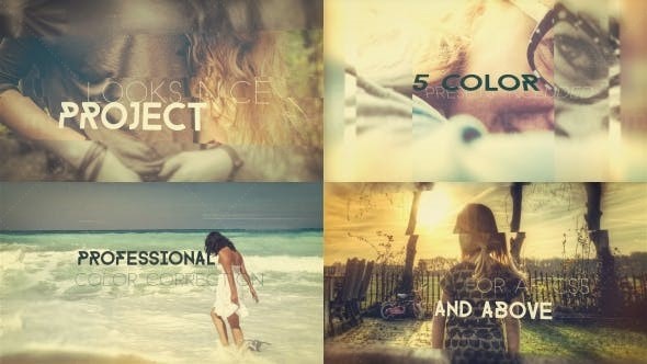 简洁幻灯片AE模板