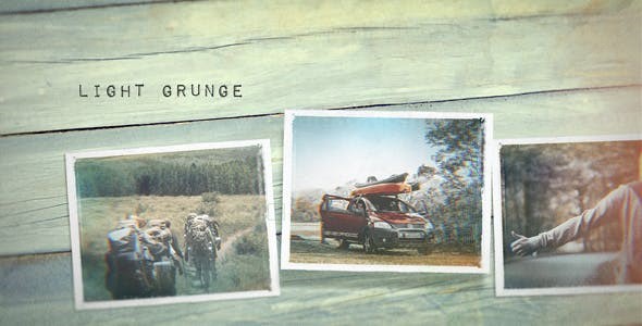 老照片回忆相册片头AE模板