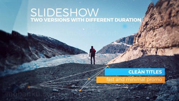 线条文字标题介绍动画AE模板