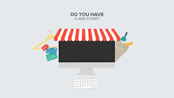 扁平化解说宣传MG动画片头AE模板