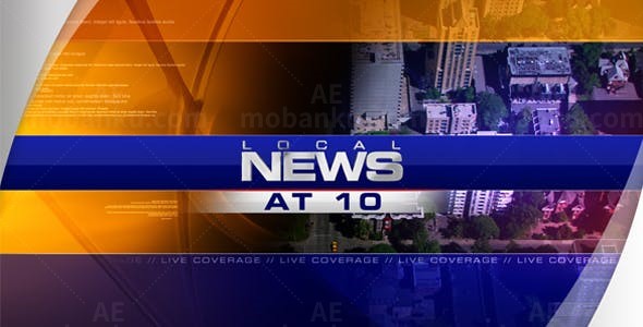 电视台新闻栏目包装AE模板