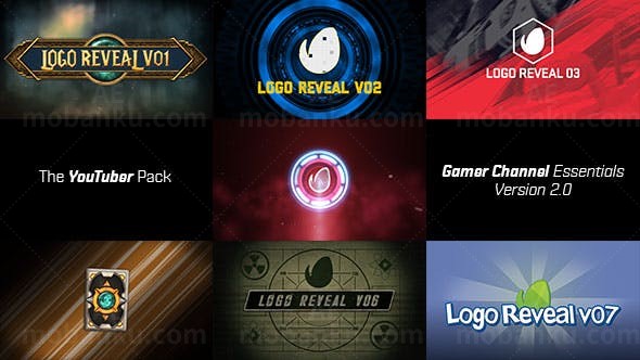 游戏栏目宣传包装AE模板