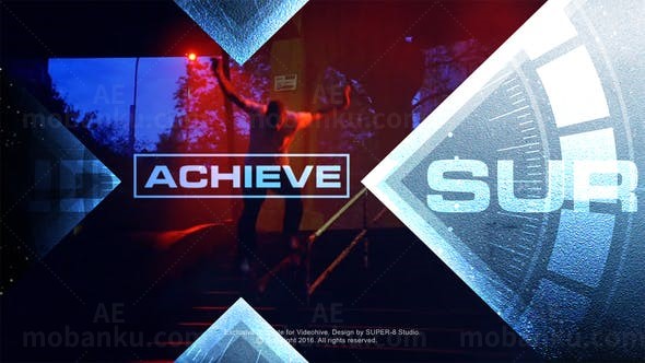 极限运动包AE模板