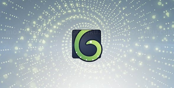 粒子效果标志动画AE模板