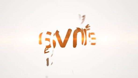 简单旋转Logo演绎动画AE模板