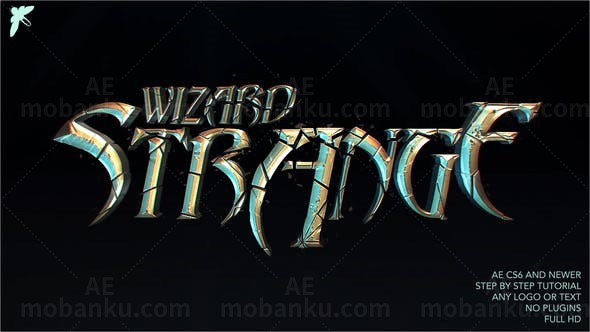 大气三维Logo演绎动画片头AE模板