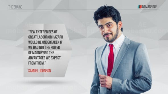 商务公司企业合作宣传包装片头AE模板