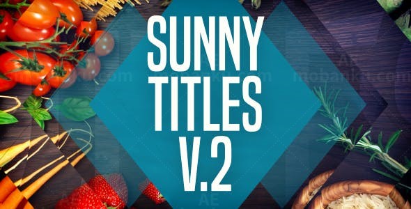 图形遮罩文字标题栏目包装AE模板