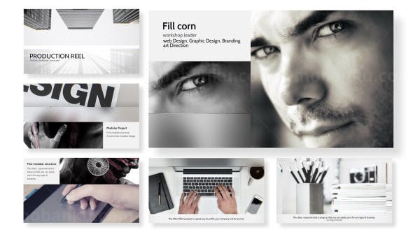 图文视频展示AE模板