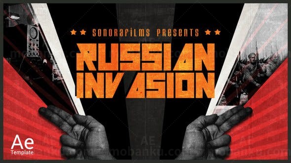 杂渍风格动感片头AE模板