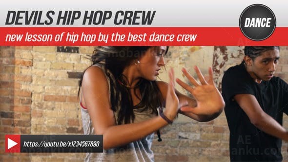 个人视频自媒体展示AE模板