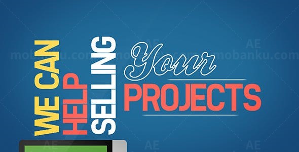 动力文字排版媒体介绍AE模板