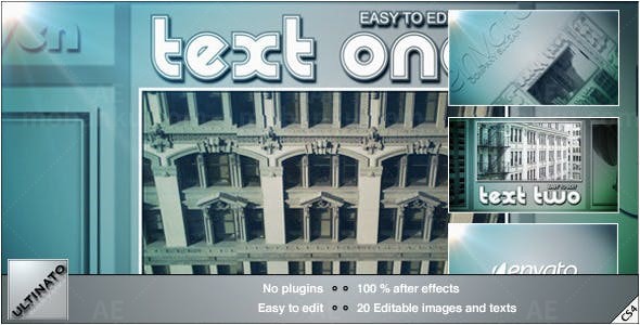 城市幻灯片AE模板