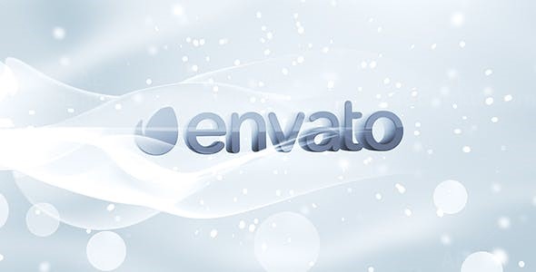 白色三维文字标题开场AE模板