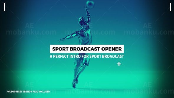 体育运动片头AE模板