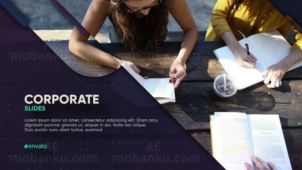 清晰简洁商务公司合作宣传包装AE模板